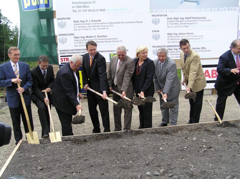 Ground-breaking ceremony St. Pölten