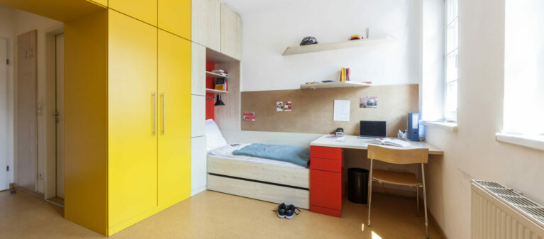 Zweibettzimmer | Studierendenwohnheim Säulengasse 1090  Wien