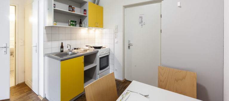 Küche im Zimmer | Studierendenwohnhaus St. Pölten 3100  Sankt Pölten